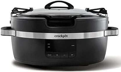 Crock-Pot Thermoshield 6 Quart Slow Cooker with Carry Handles fm