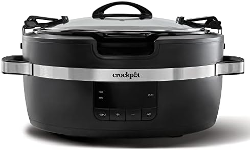 Crock-Pot Thermoshield 6 Quart Slow Cooker with Carry Handles fm