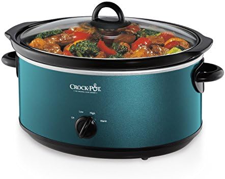 Crock-Pot 7 Quart Manual Slow Cooker – Turquoise ma