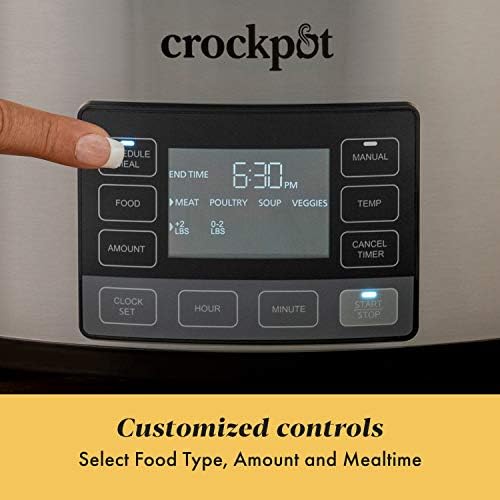Crock-Pot MyTime 6 Quart Programmable Slow Cooker ri