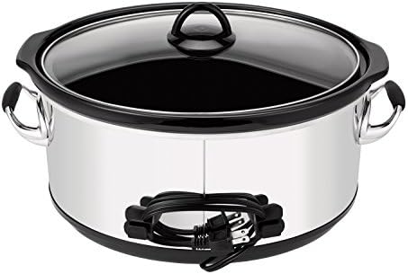Crock-Pot 7 Quart Programmable Slow Cooker – Polished Platinum mr