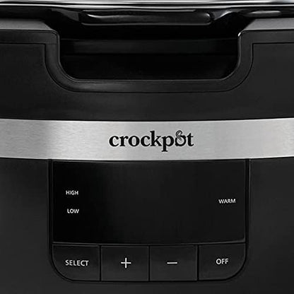 Crock-Pot Thermoshield 6 Quart Slow Cooker with Carry Handles fm