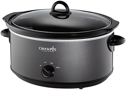 Crock-Pot 7 Quart Slow Cooker – Charcoal yo