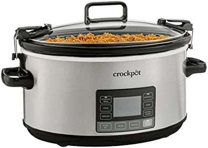 Crock-Pot 7 Quart Portable Programmable Slow Cooker with Timer 76