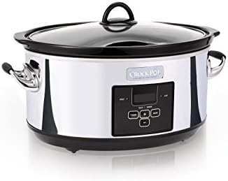Crock-Pot 7 Quart Programmable Slow Cooker – Polished Platinum mr