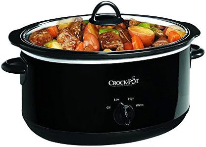 Crock-Pot 8 Quart Manual Slow Cooker – Black 6r