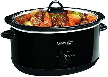 Crock-Pot 8 Quart Manual Slow Cooker – Black 6r