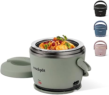 Crock-Pot Portable Electric Lunch Box Food Warmer – Green v5
