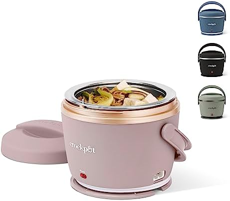 Crock-Pot Electric Lunch Box Food Warmer 20oz – Blush Pink t9