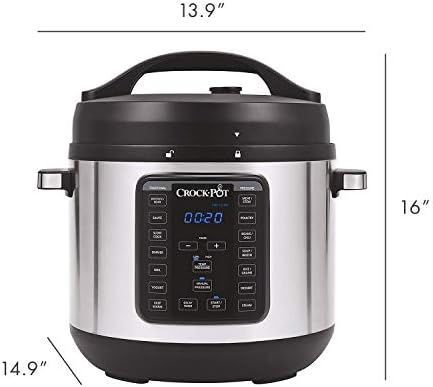 Crock-Pot 8 Quart Express Crock Multi-Use Pressure Cooker 8c