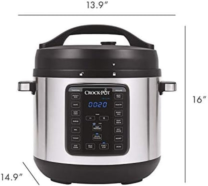 Crock-Pot 8 Quart Express Crock Multi-Use Pressure Cooker 8c