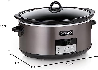 Crock-Pot 8 Quart Programmable Slow Cooker with Auto Warm 0g