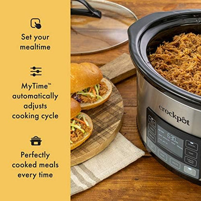 Crock-Pot MyTime 6 Quart Programmable Slow Cooker ri
