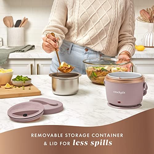 Crock-Pot Electric Lunch Box Food Warmer 20oz – Blush Pink t9