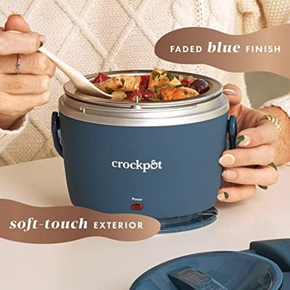 Crock-Pot Electric Lunch Box Food Warmer 20oz – Faded Blue 8y