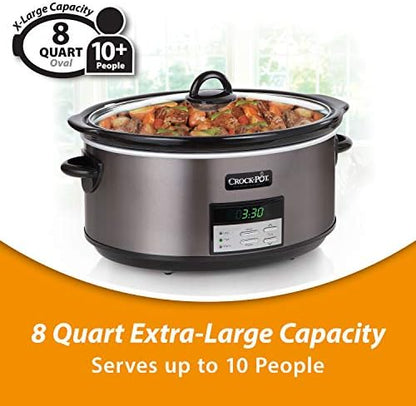 Crock-Pot 8 Quart Programmable Slow Cooker with Auto Warm 0g
