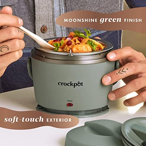 Crock-Pot Portable Electric Lunch Box Food Warmer – Green v5