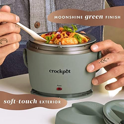 Crock-Pot Portable Electric Lunch Box Food Warmer – Green v5