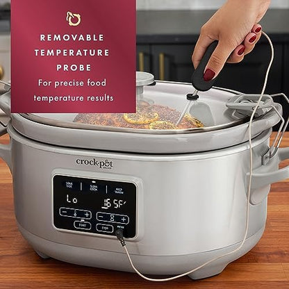 Crock-Pot 7 Quart Programmable Cook & Carry Slow Cooker lw