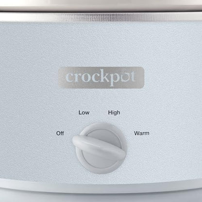 Crock-Pot 4.5 Quart Manual Slow Cooker – Macaroon Blue du