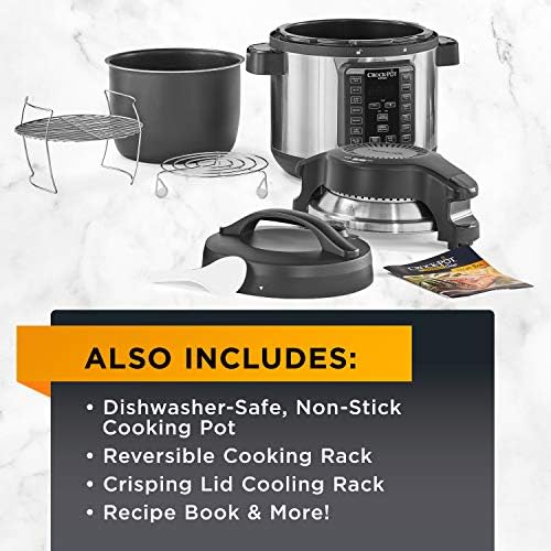 Crock-Pot Express Crisp 8 Quart 10-in-1 Pressure Cooker l3