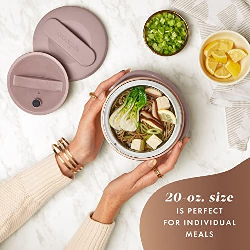 Crock-Pot Electric Lunch Box Food Warmer 20oz – Blush Pink t9