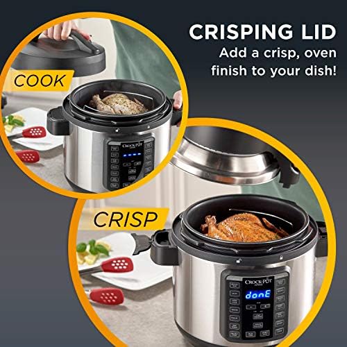 Crock-Pot Express Crisp 8 Quart 10-in-1 Pressure Cooker l3