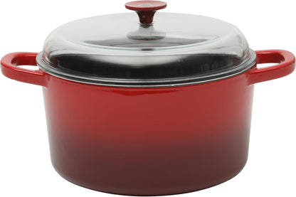 Crock-Pot 3 Quart Enameled Cast Iron Dutch Oven – Aqua t1