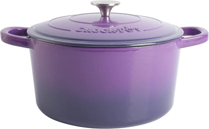 Crock-Pot 3 Quart Enameled Cast Iron Dutch Oven – Aqua t1