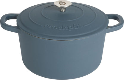 Crock-Pot 3 Quart Enameled Cast Iron Dutch Oven – Aqua t1