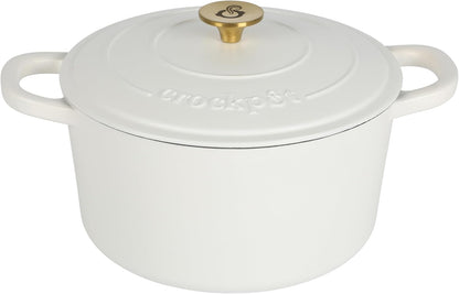 Crock-Pot 3 Quart Enameled Cast Iron Dutch Oven – Aqua t1