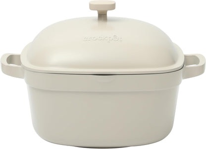 Crock-Pot 3 Quart Enameled Cast Iron Dutch Oven – Aqua t1