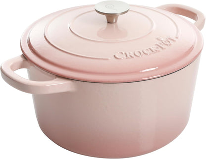Crock-Pot 3 Quart Enameled Cast Iron Dutch Oven – Aqua t1
